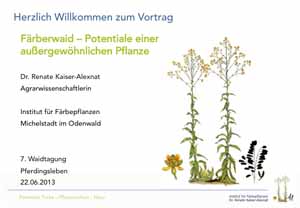Waidvortrag