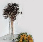 Decoration with 'woad flowers' Decoration with 'woad flowers'
